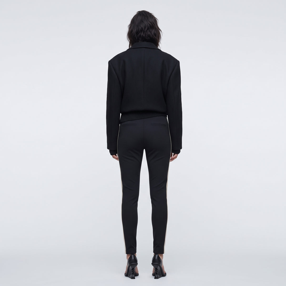 Colorblock Tailored Slim Trousers