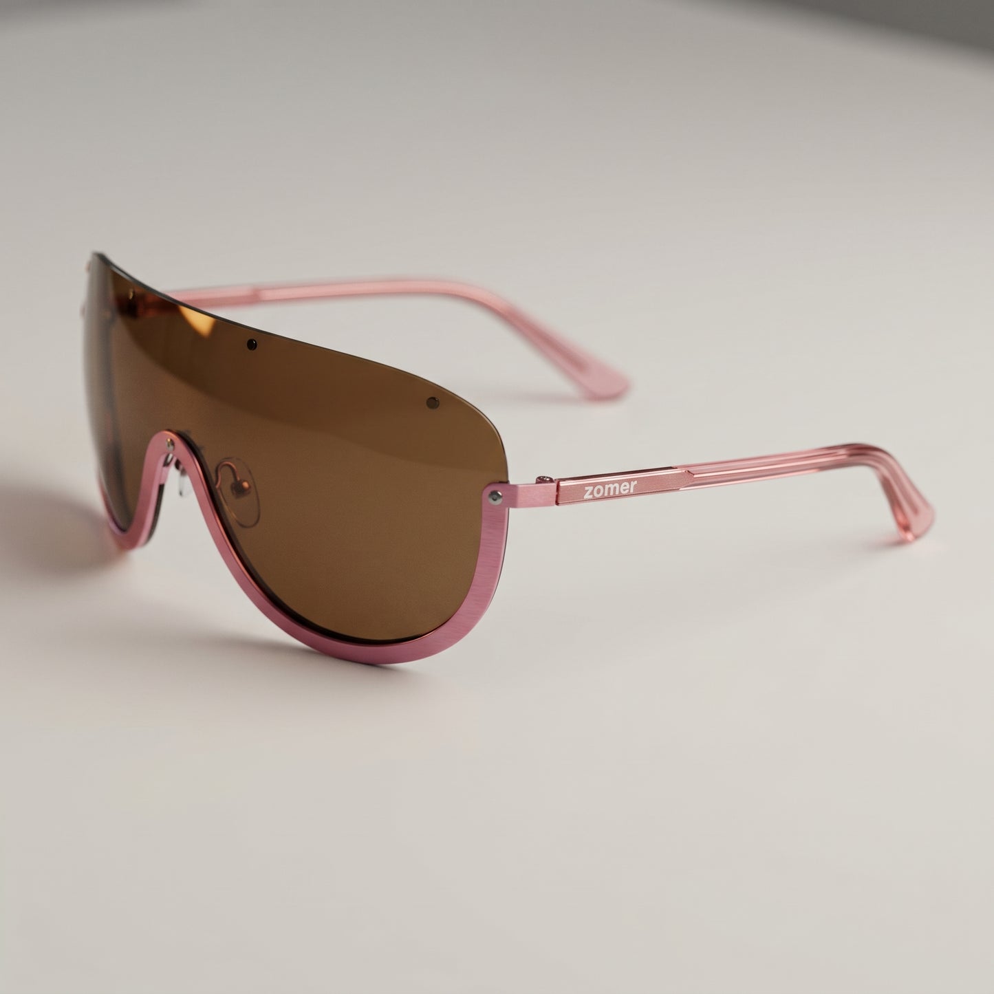 Futurist Pink Shield Sunglasses