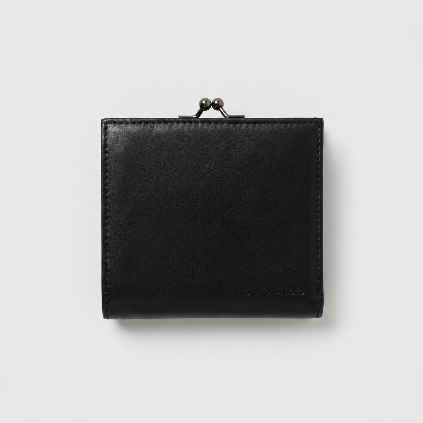 Leather Kiss Lock Wallet