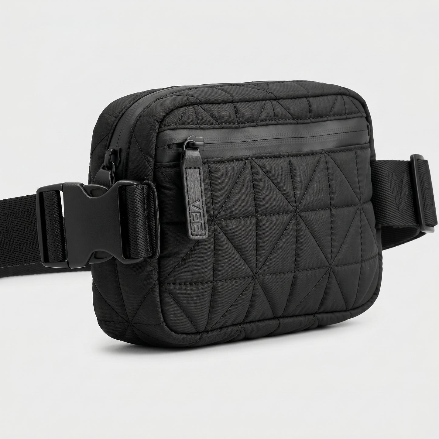 Quilted Technical Fabric Belt Bag