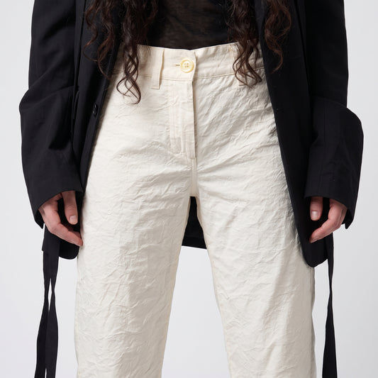 Classic Tailored Zip-Cuff Trousers