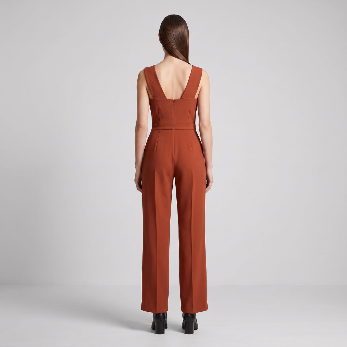 Structured Cutout Tailored Jumpsuit