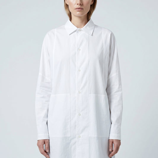 Oversized Longline Cotton Shirt