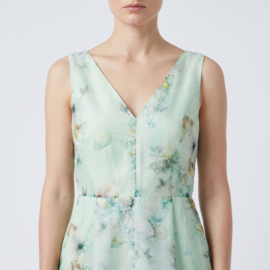 Floral Printed A-Line Dress