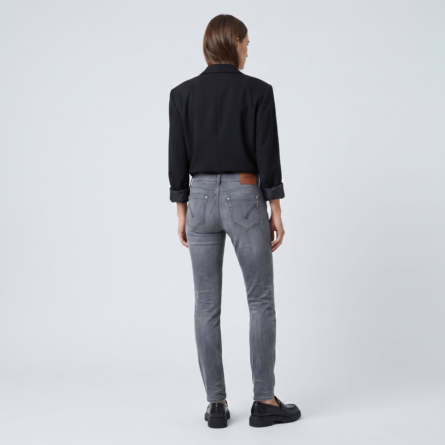 Slim Fit Grey Denim Jeans