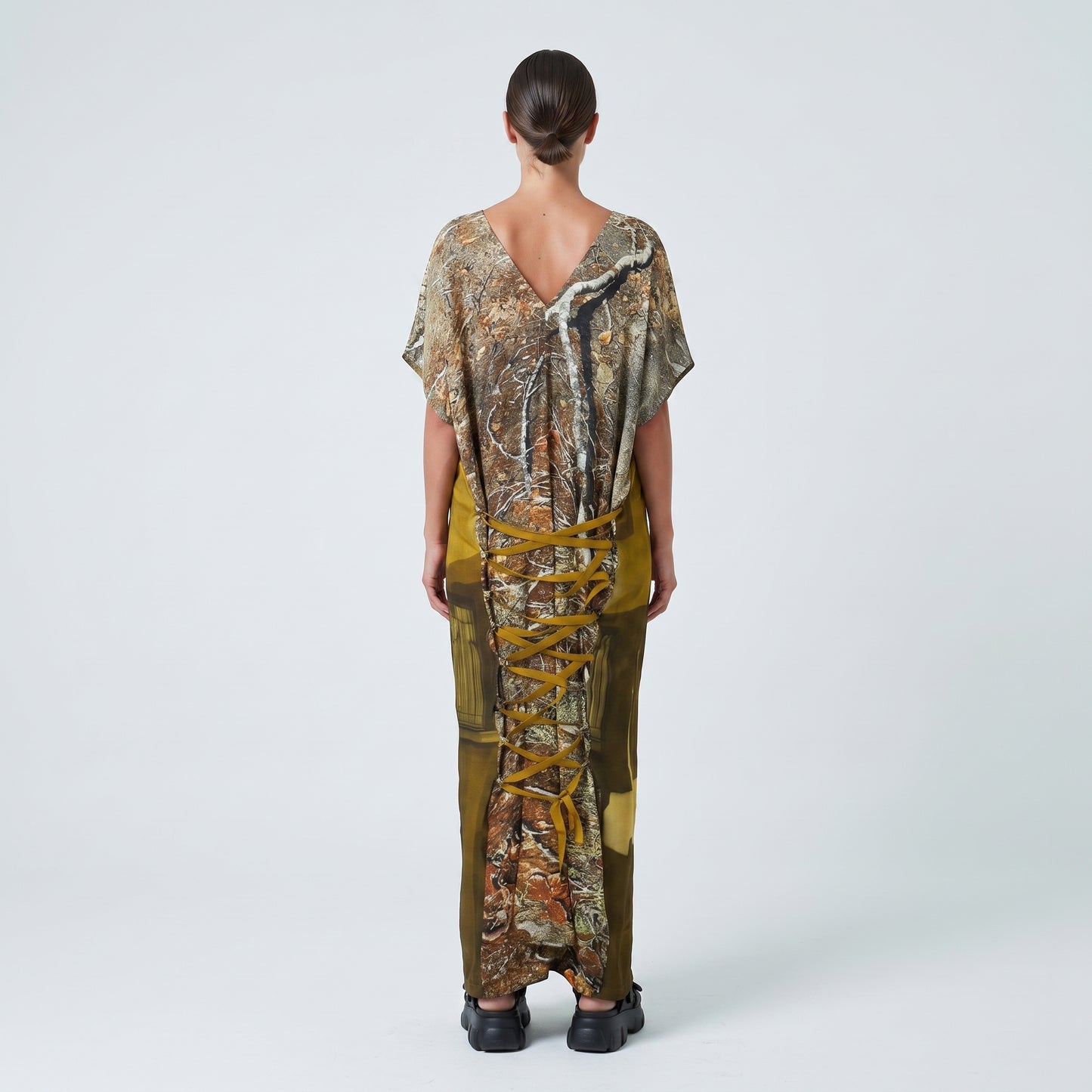 Graphic Printed Shift Dress