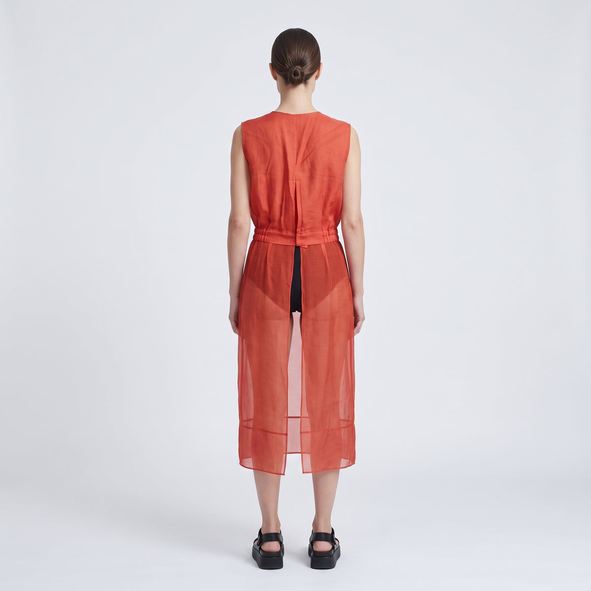 Sleeveless Tailored Shift Dress