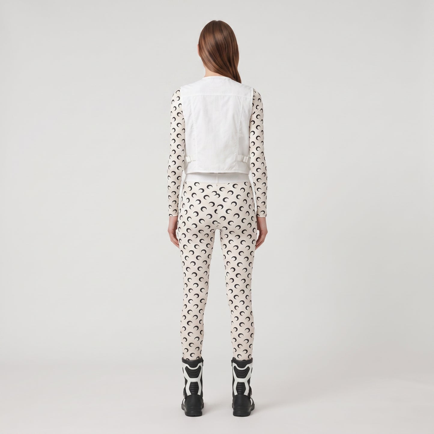 Moon Print Stretch Leggings