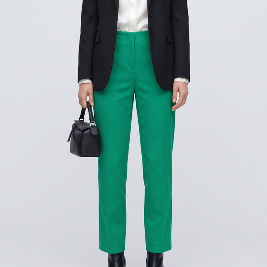 Vibrant Emerald Tailored Trousers