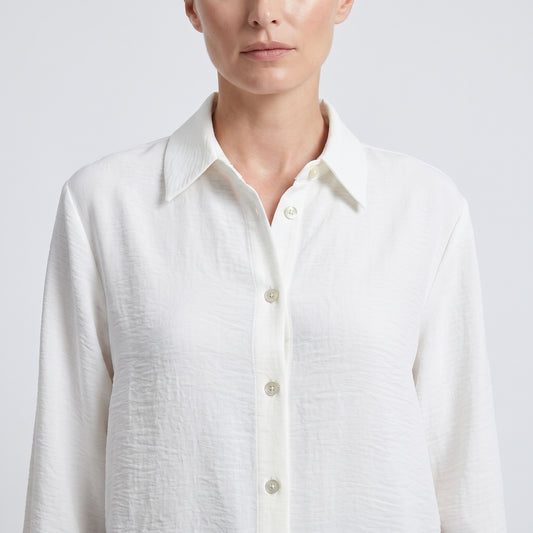 Classic Textured Button-Down Shirt