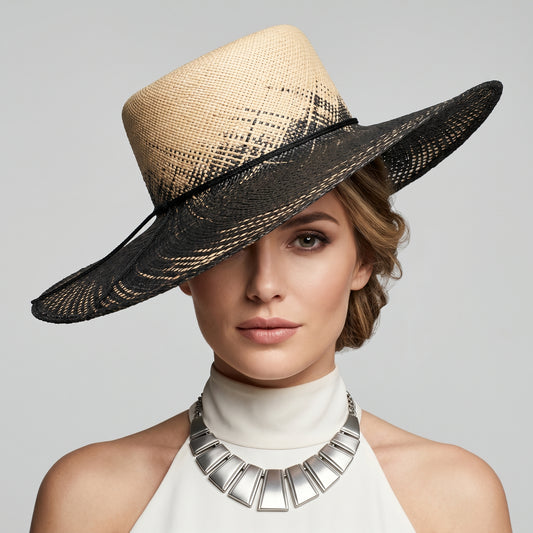 Wide Brim Panama Straw Hat