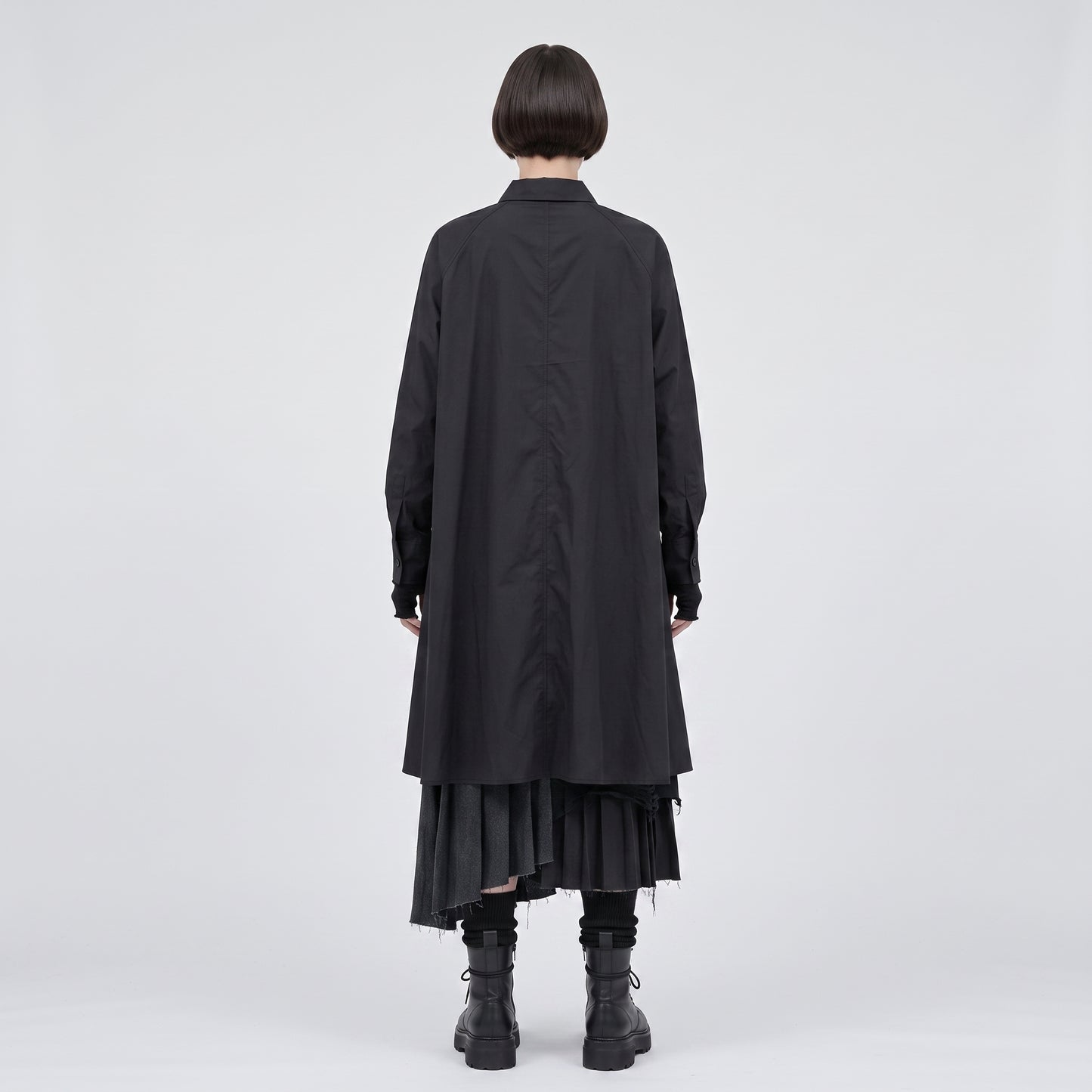Oversized Utility Shirt Tunic