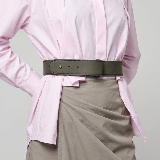 Minimalist Wide Leather Belt