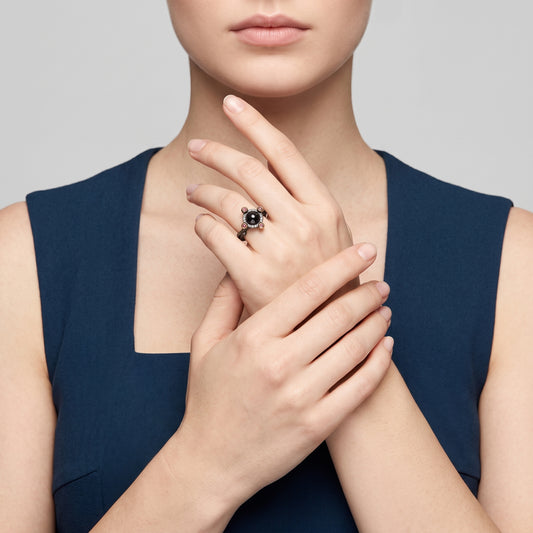 Artisan Black Stone Statement Ring