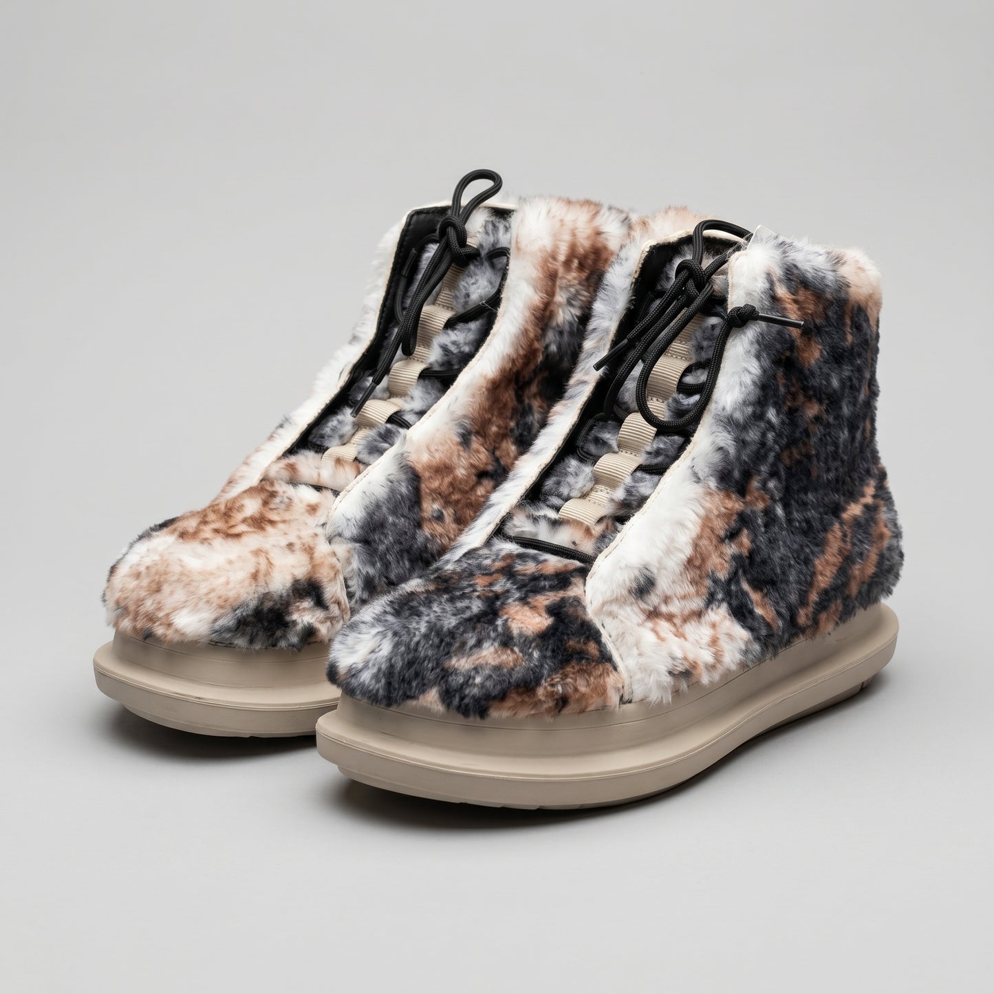 Faux Fur Platform Winter Boots