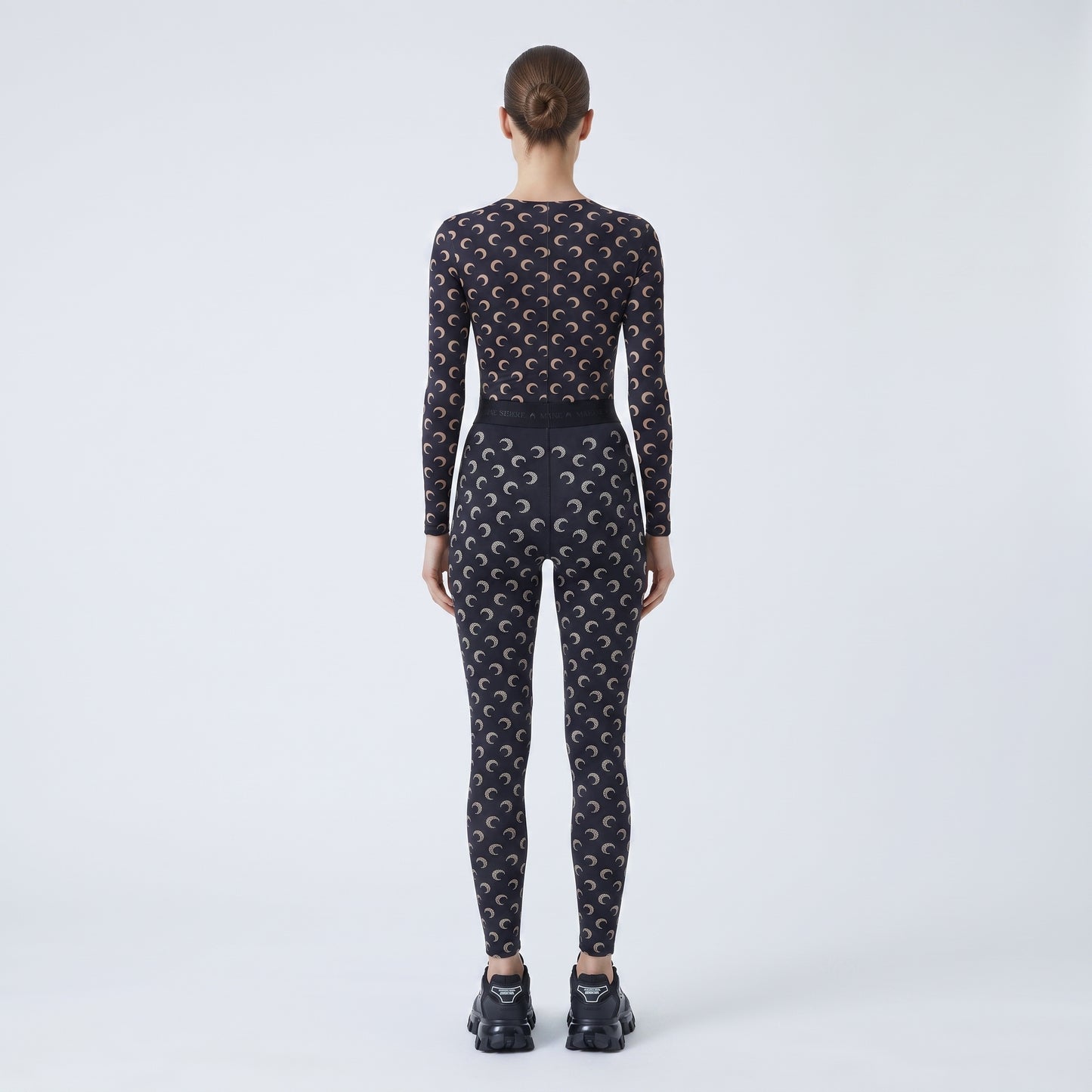 Moon Print Stretch Leggings
