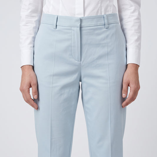 Tailored Pastel Slim Trousers