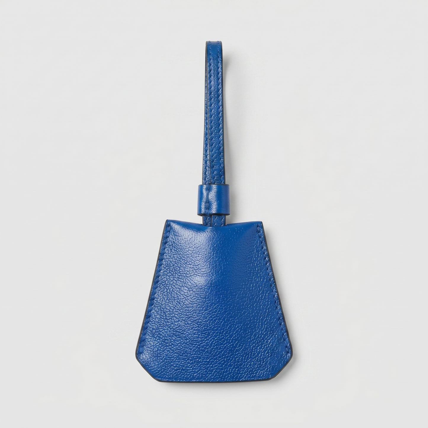 Blue Leather Key Holder Strap