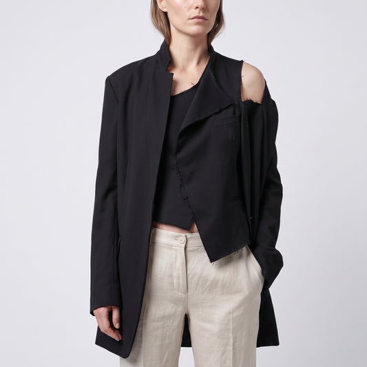 Tailored Linen Straight Leg Trousers