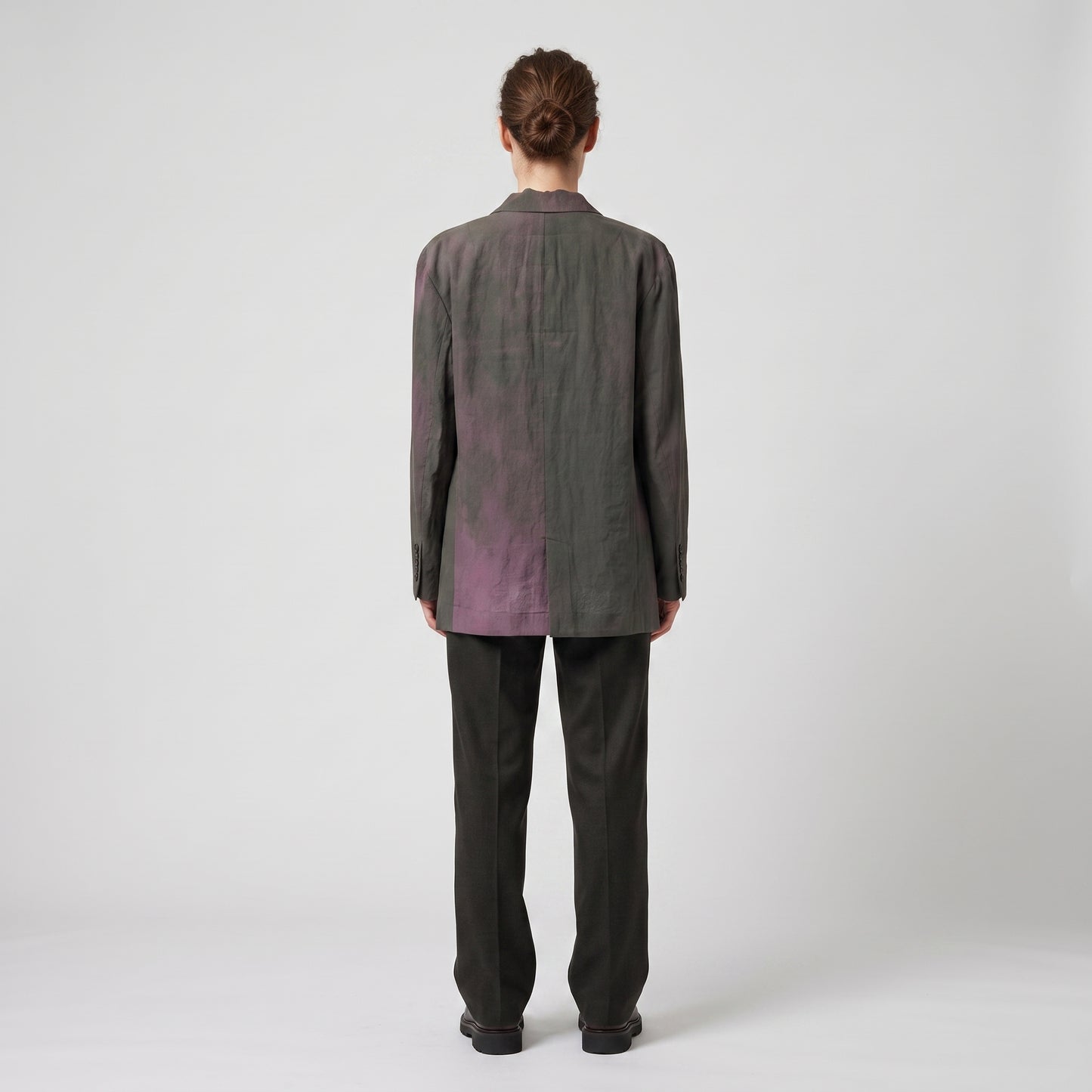 Double-Breasted Structured Tailored Jacket