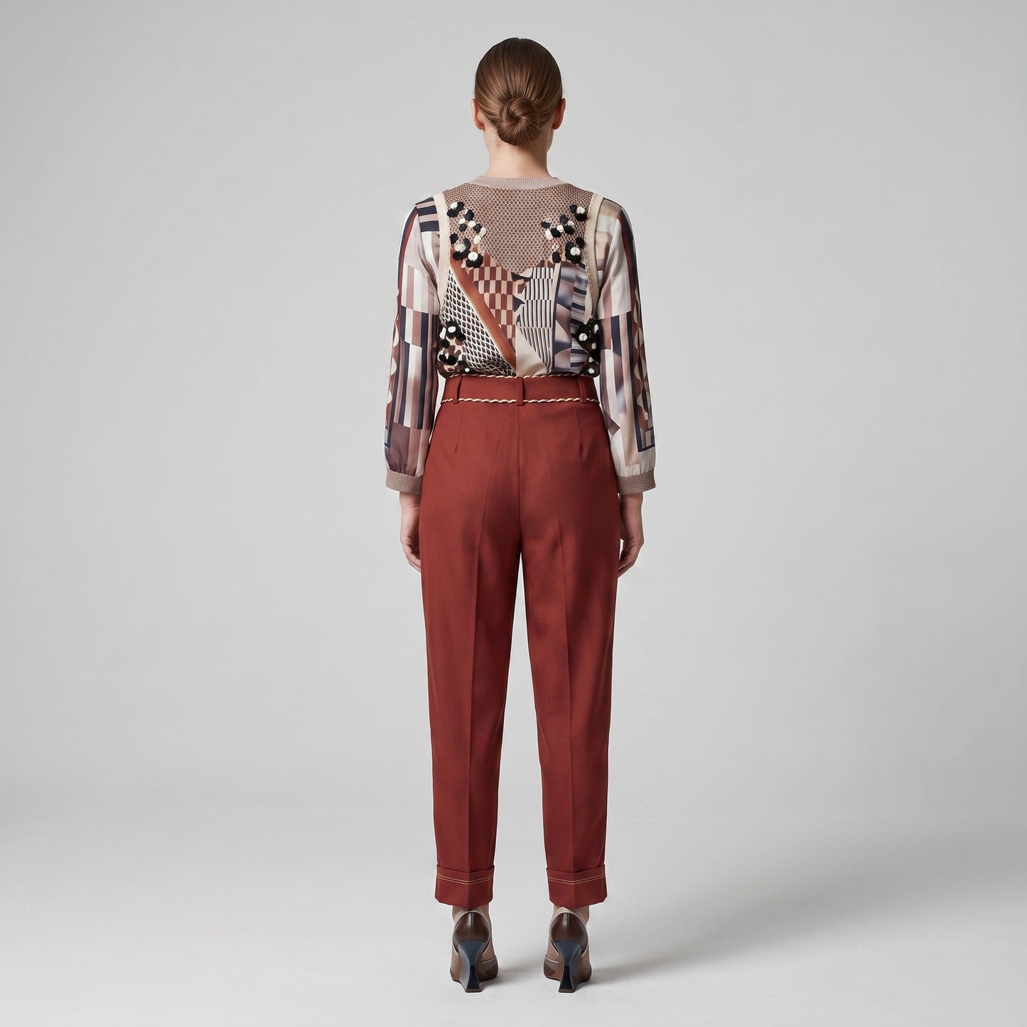 Tailored Terra Cotta Trousers