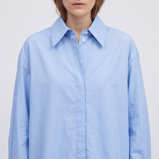 Classic Light Blue Poplin Shirt