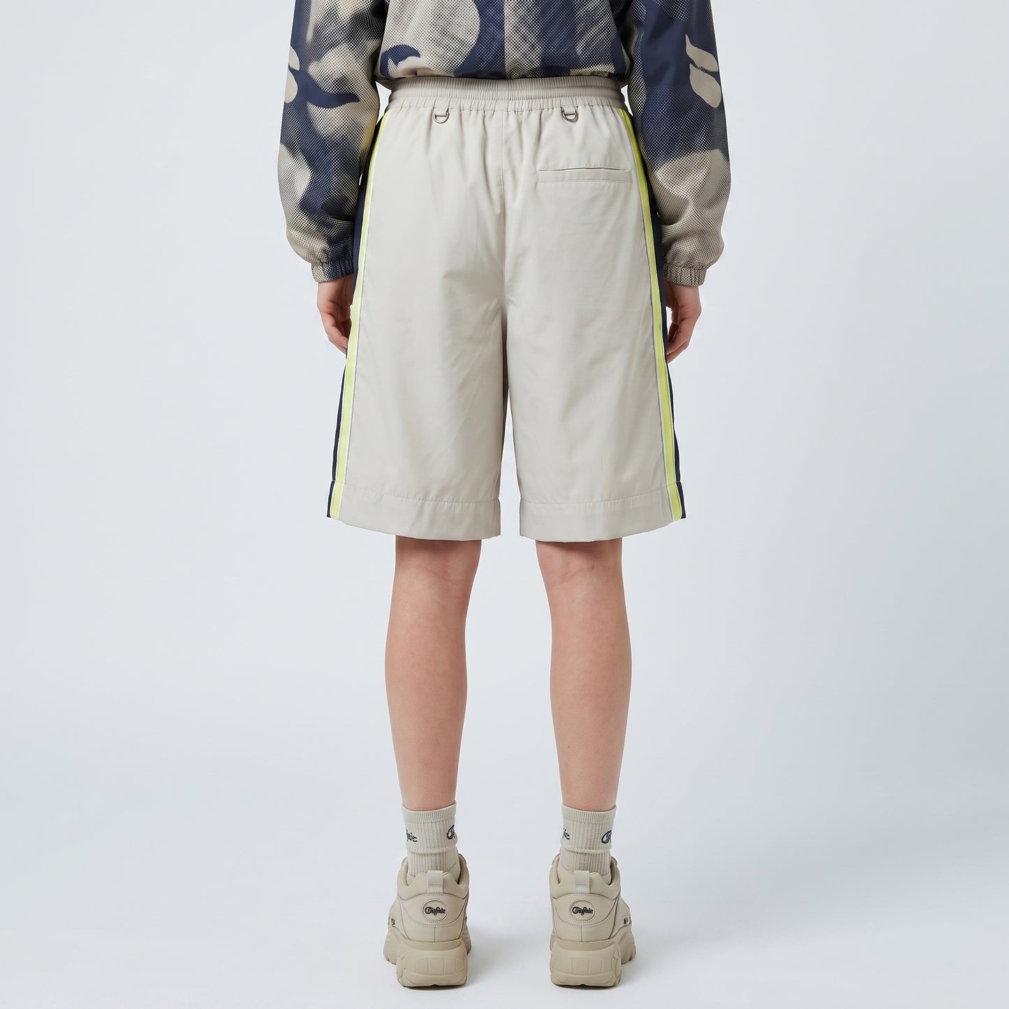 Color-Block Technical Drawstring Shorts