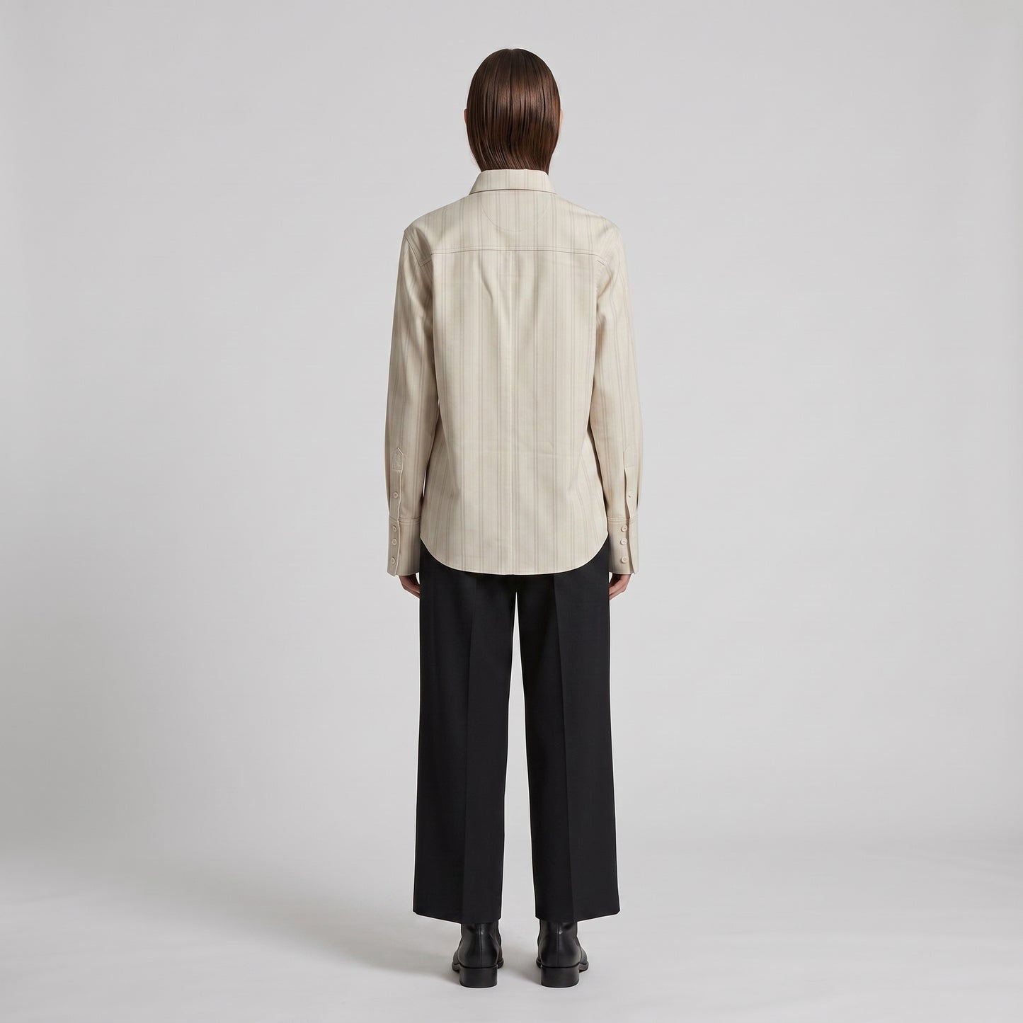 Tailored Striped Cotton Shirt