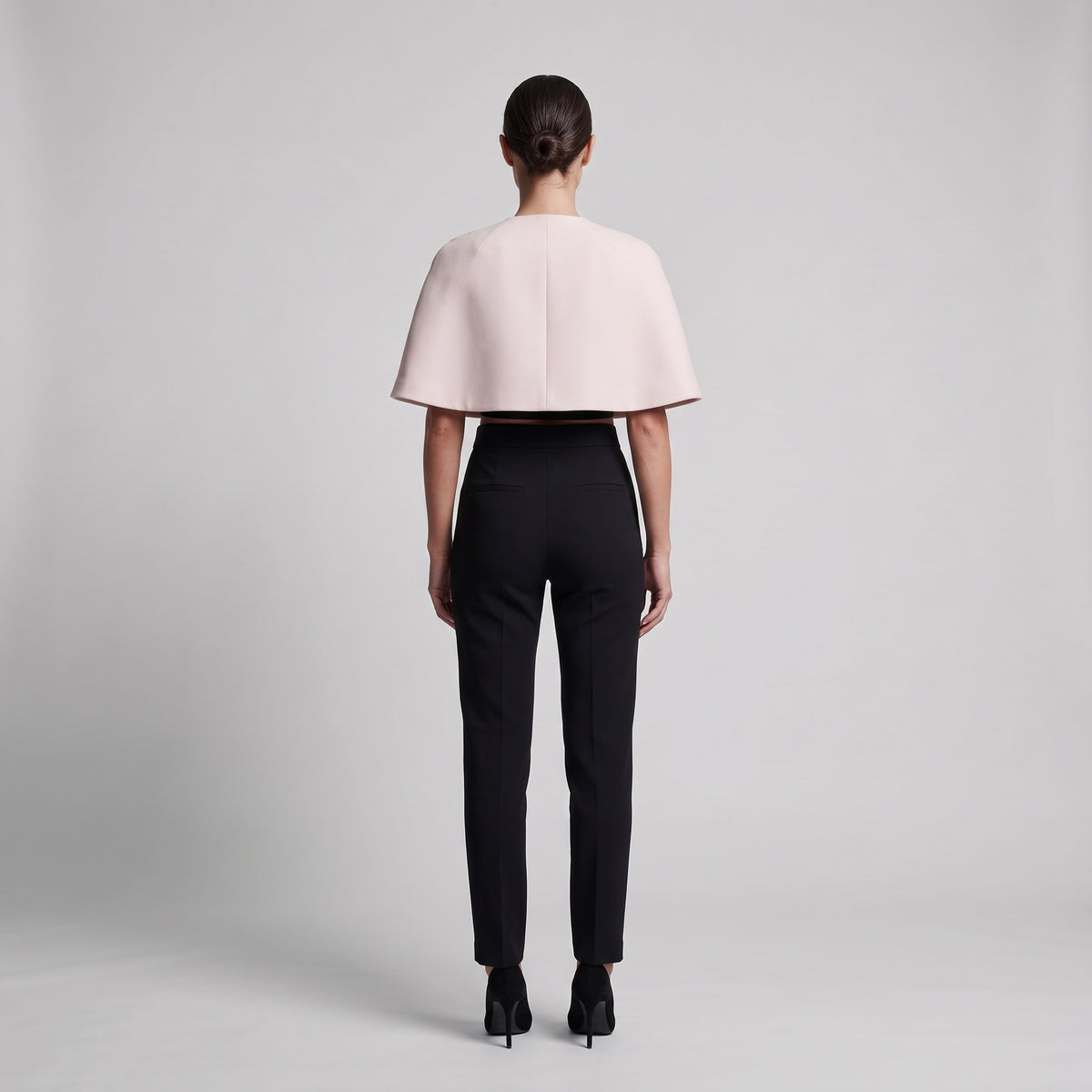 Structured Minimalist Pastel Cape