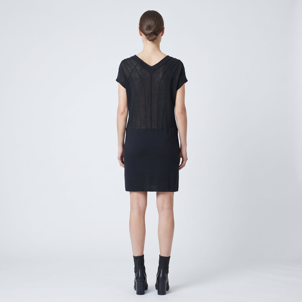 Sheer Panel Sleeveless Top