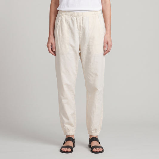 Minimalist Elastic Waist Jogger Trousers