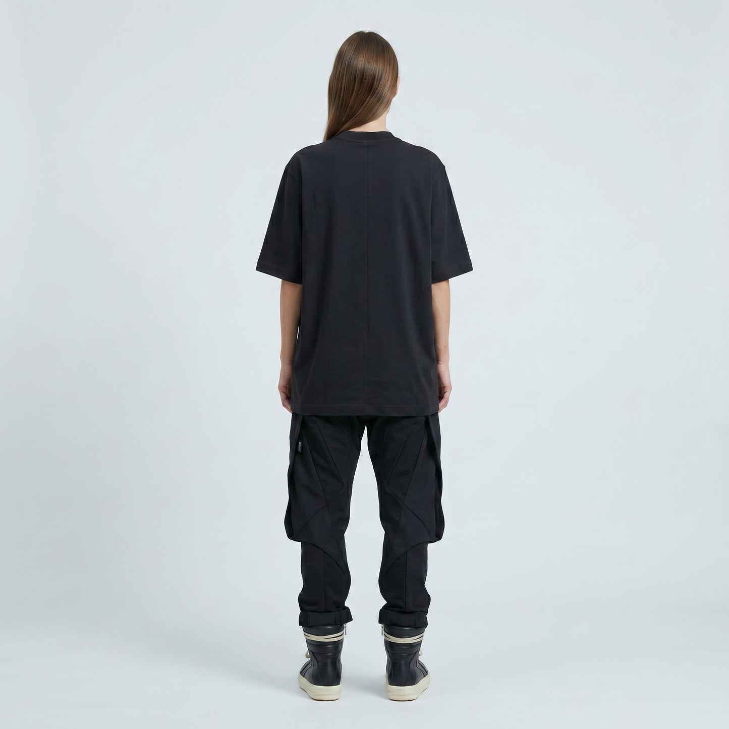 Minimalist Black Crewneck Tee