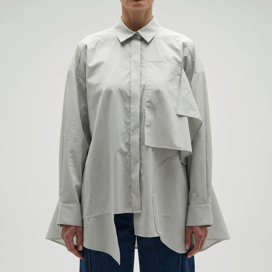 Architectural Panel Oversized Shirt