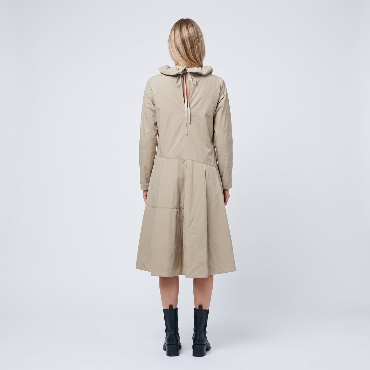 Minimalist High-Neck Padded Coat