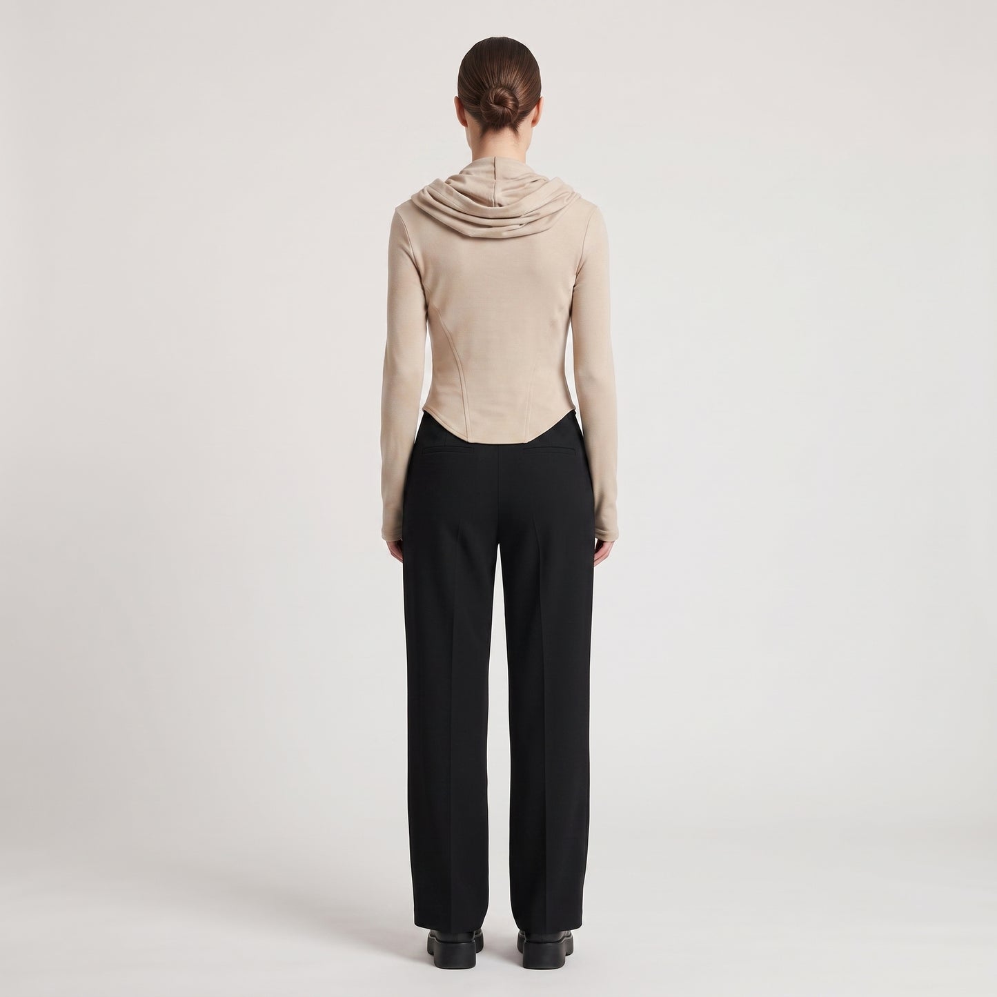 Structured Corset Detail Cardigan