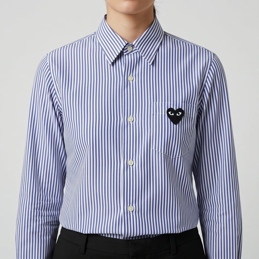 Classic Striped Button Down Shirt