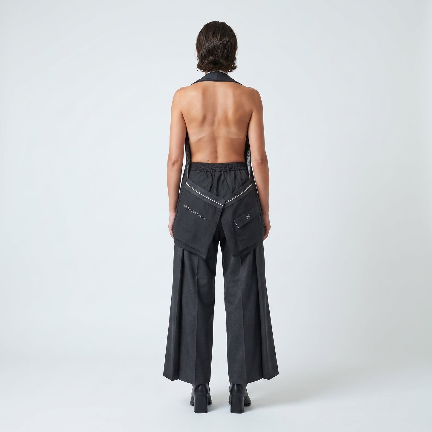 Tailored Halter Neck Vest