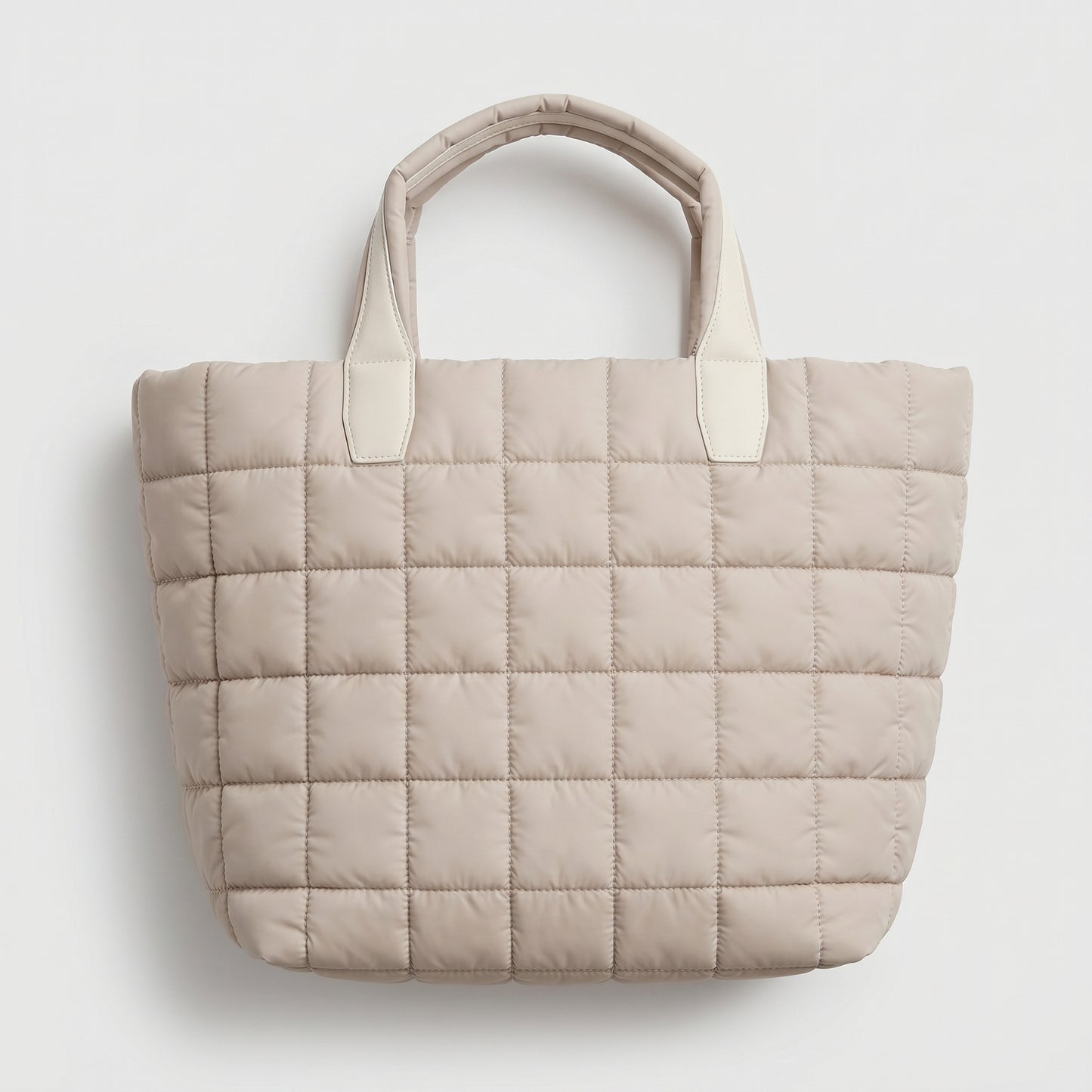 Quilted Puffer Tote Bag