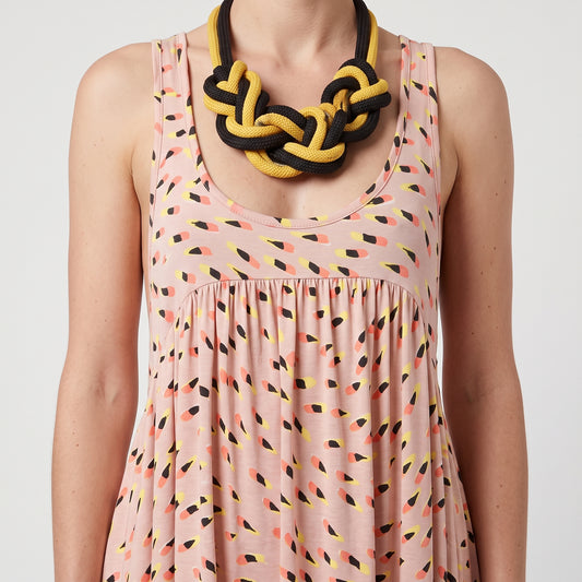 Printed Jersey Swing Dress
