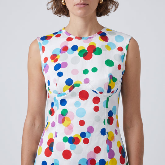 Polka Dot Bustier Top