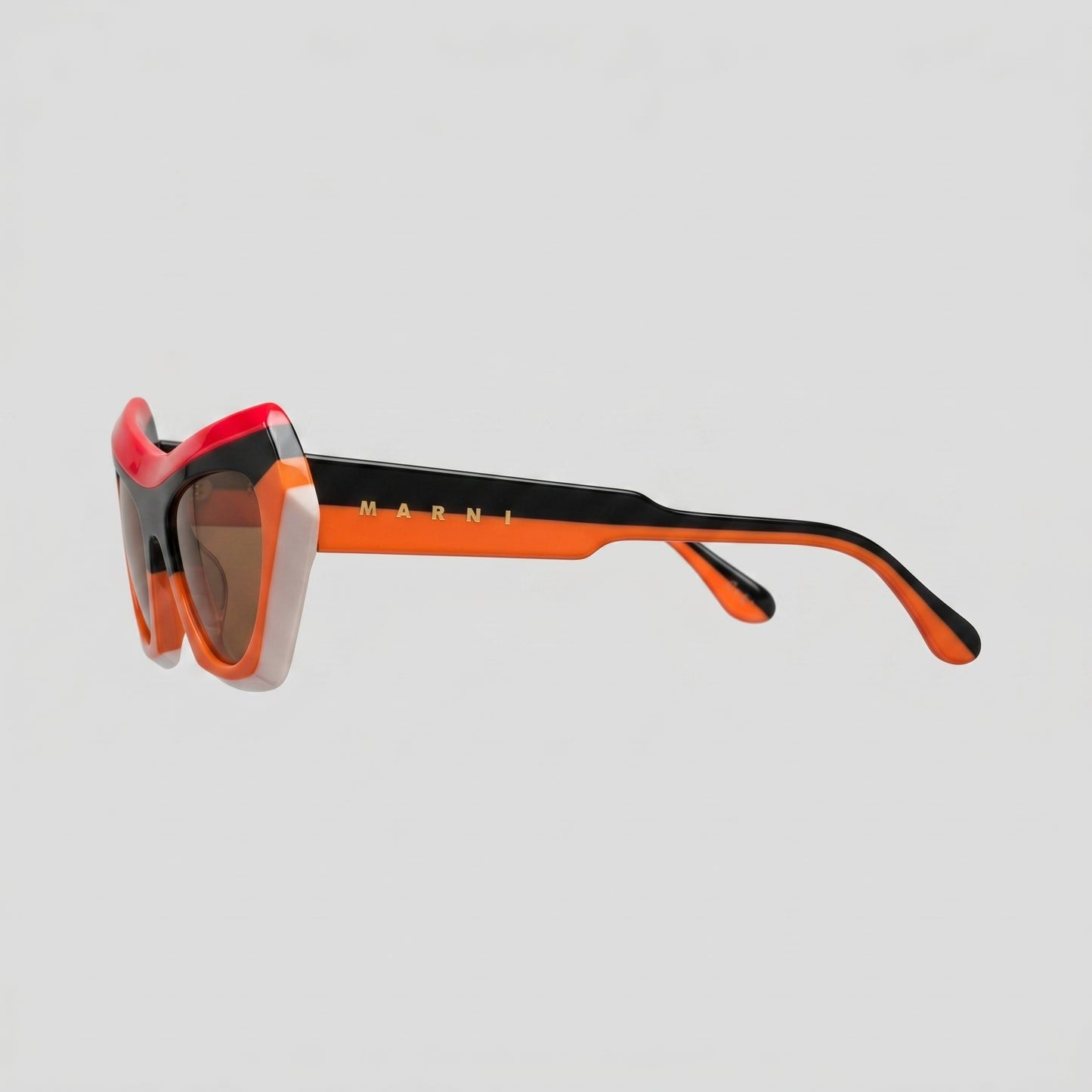 Tri-Color Geometric Sunglasses