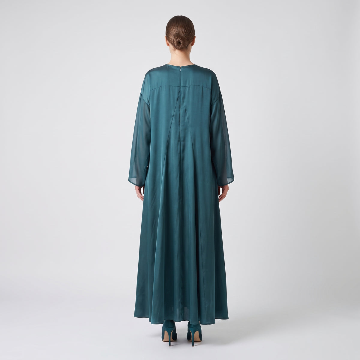 Satin Midi Relaxed Dress