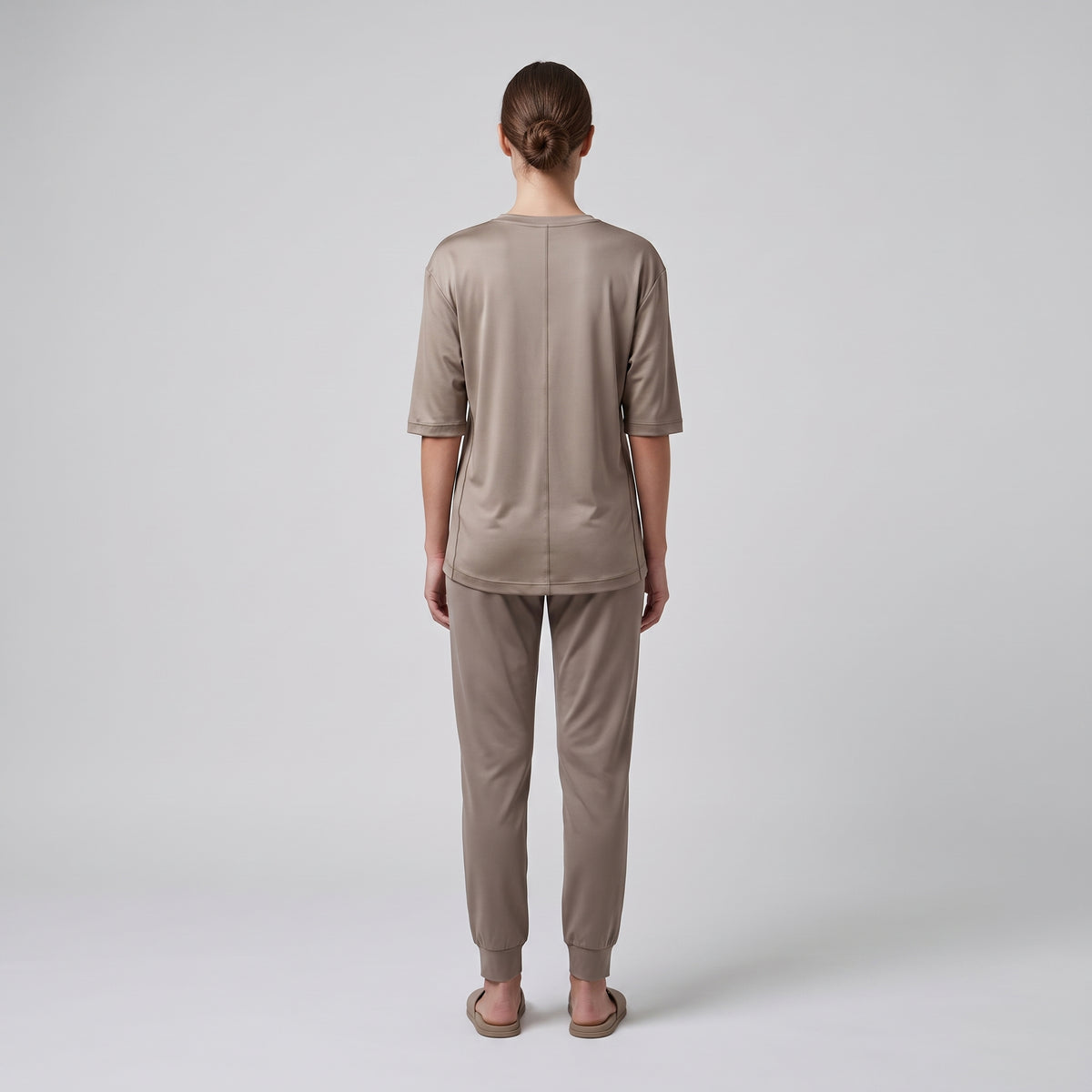Minimalist Satin Crewneck Tee
