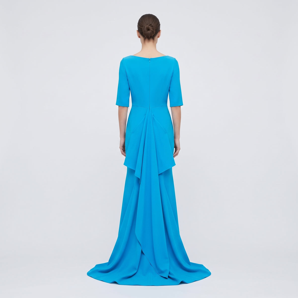 Vibrant Blue Column Maxi Dress