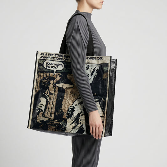 Illustrated Comic Strip Shopper Bag