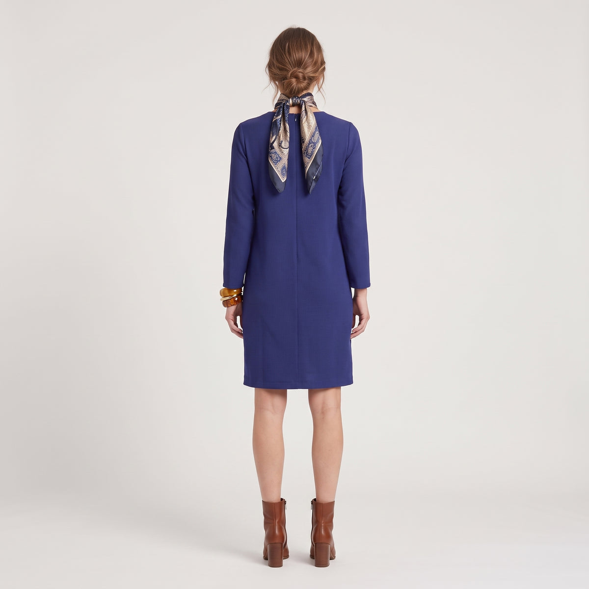 Ribbed Long Sleeve Mini Dress
