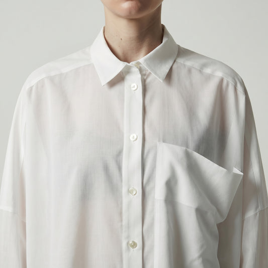Oversized Architectural Button-Down Shirt
