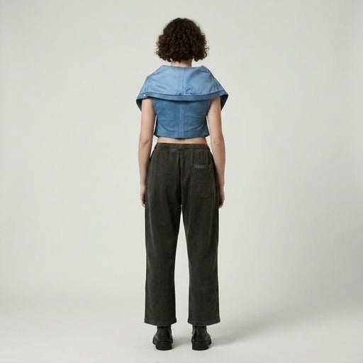 Structured Suede Tailored Vest