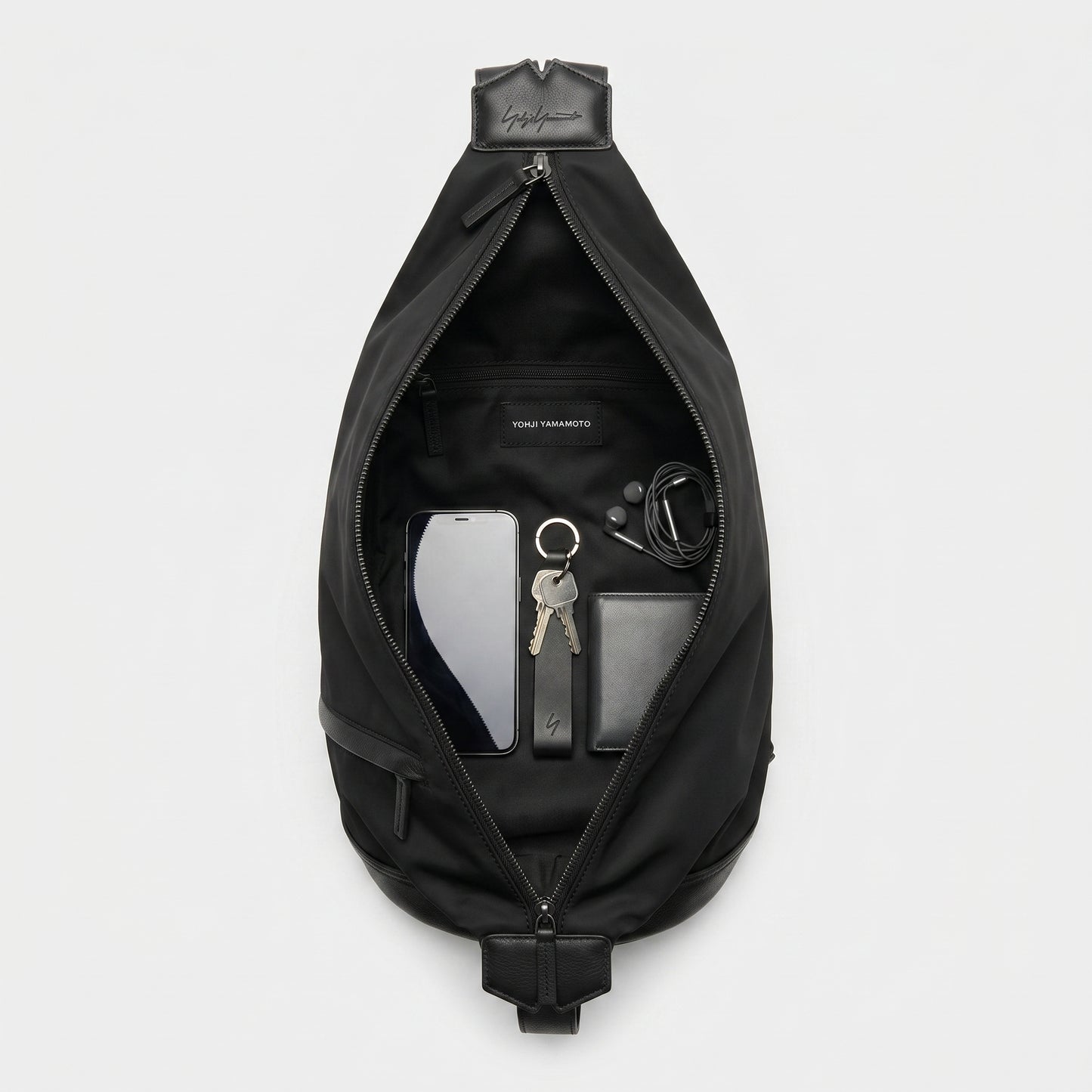 Minimalist Sculptural Teardrop Backpack