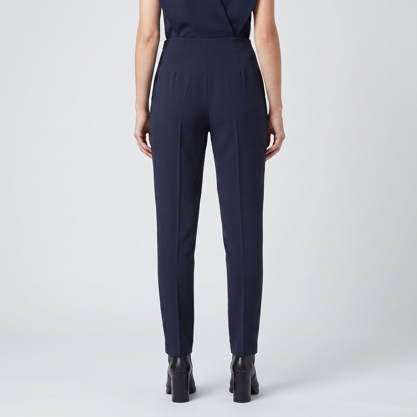 Classic Navy Tailored Trousers